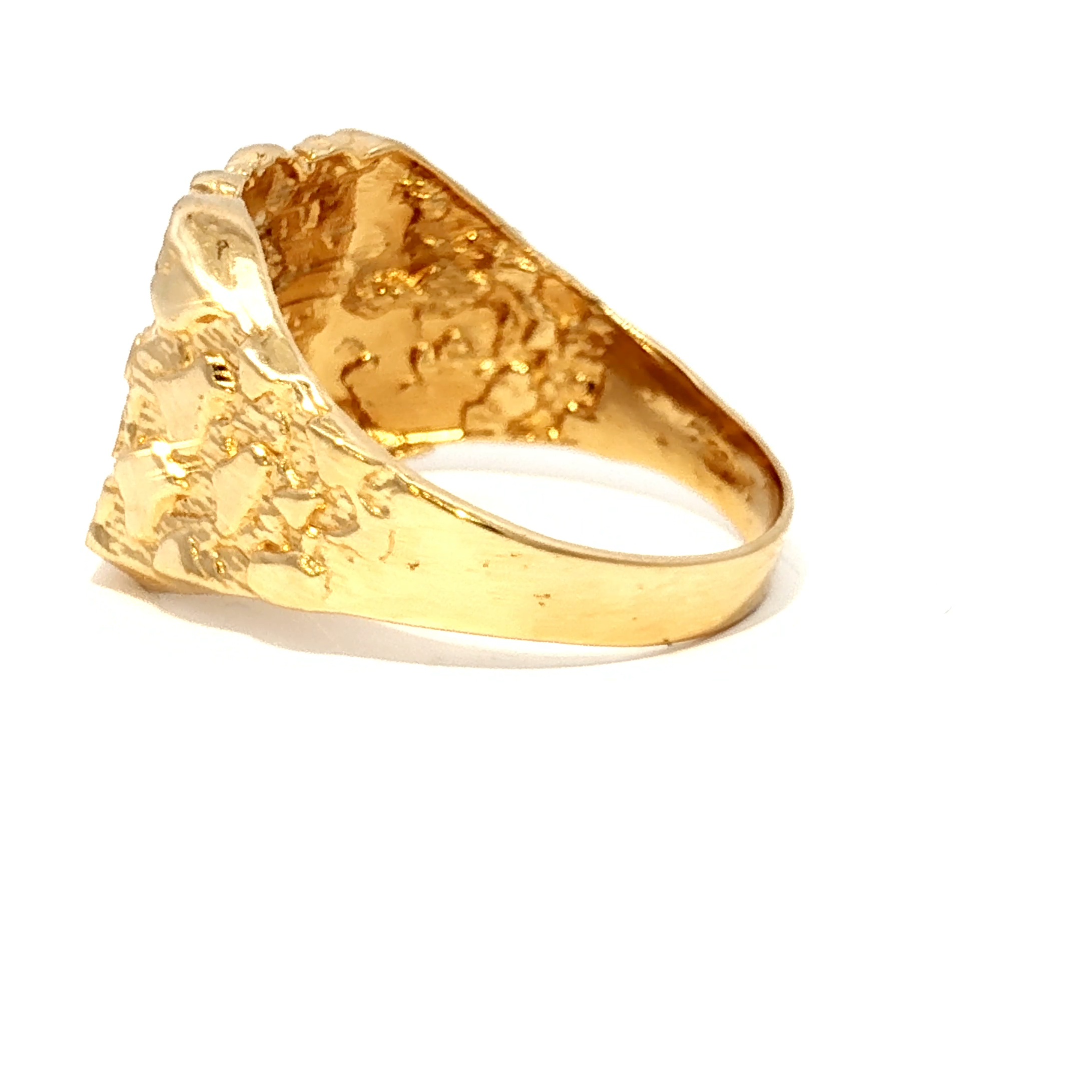 14K Medium Nuget Ring