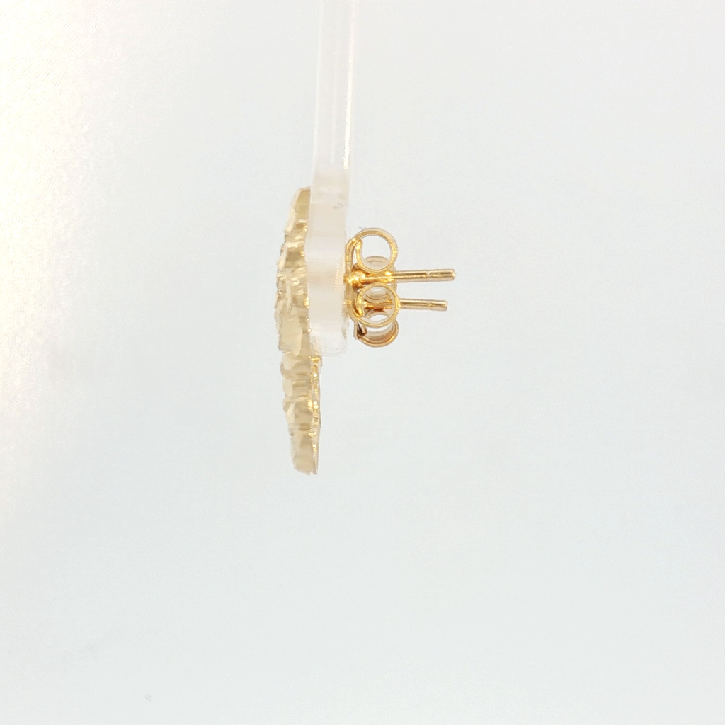 14K Nugget Stud Earrings