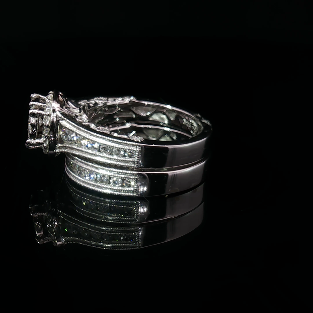 White Gold Multi-Stone Diamond Ring