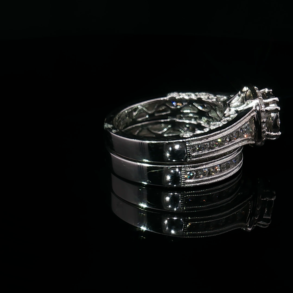 White Gold Multi-Stone Diamond Ring