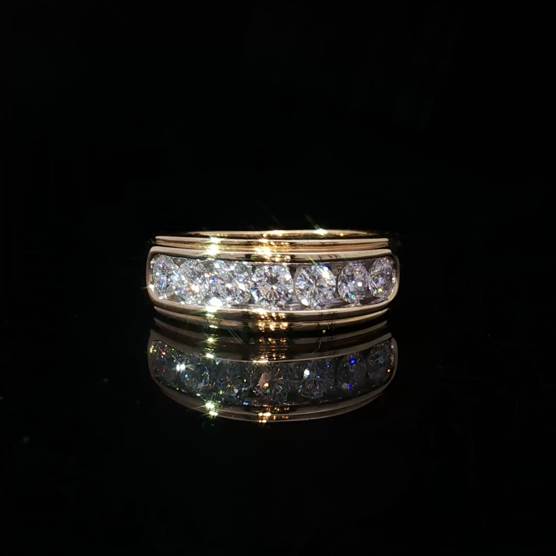 10k Round Diamonds Ring