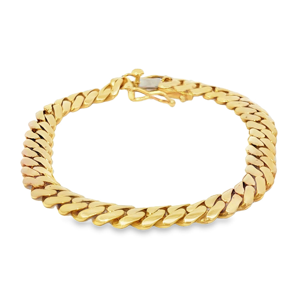 14k Solid Cuban Bracelet