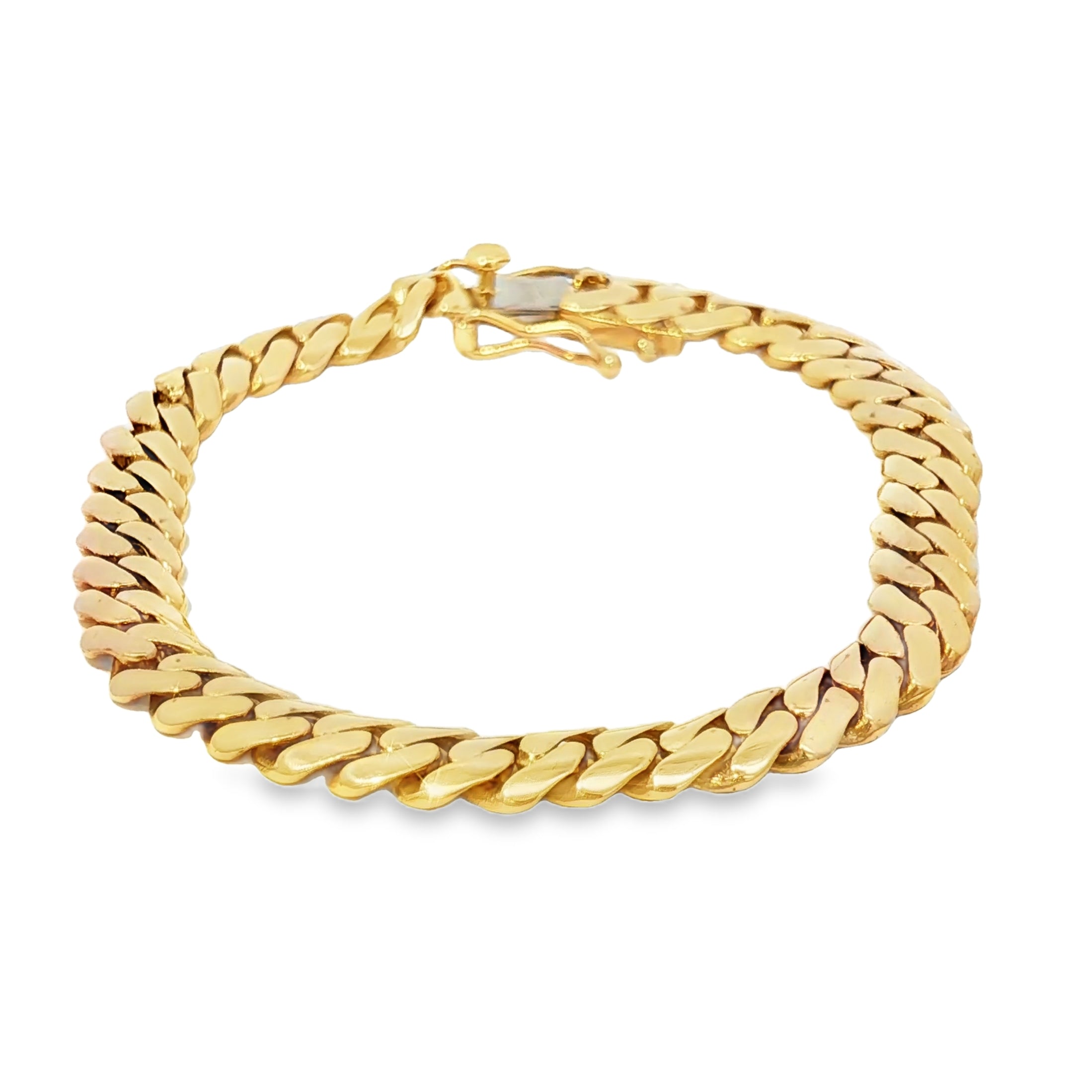 14k Solid Cuban Bracelet