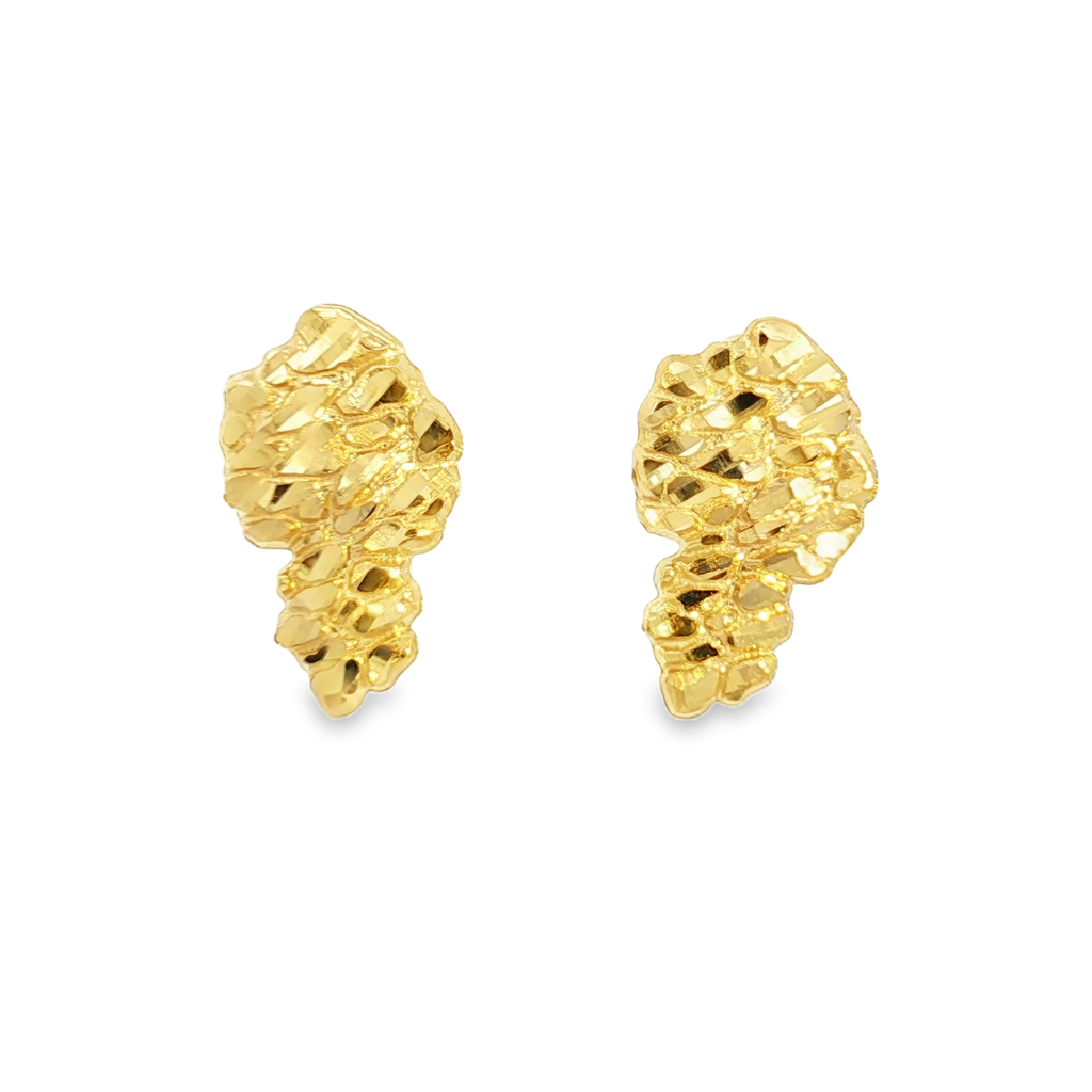 14K Nugget Stud Earrings