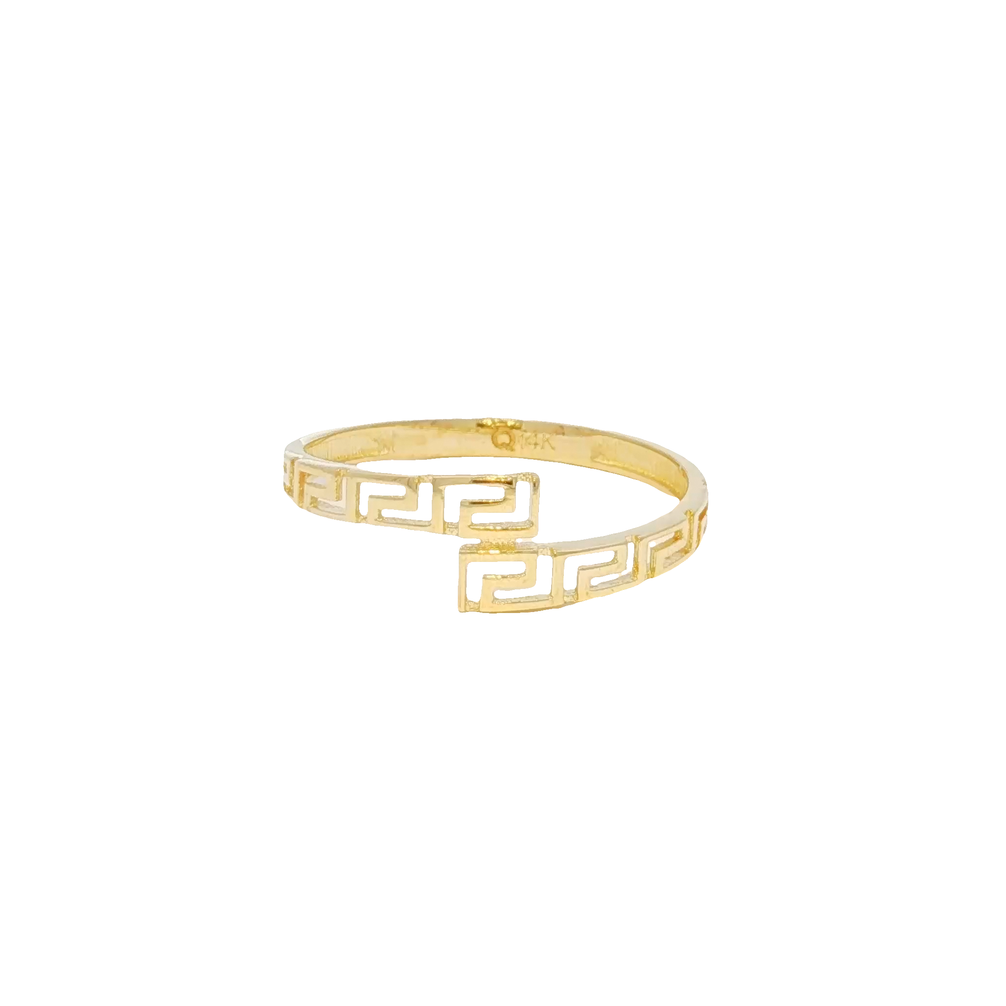 14K Greek Key Design Ring