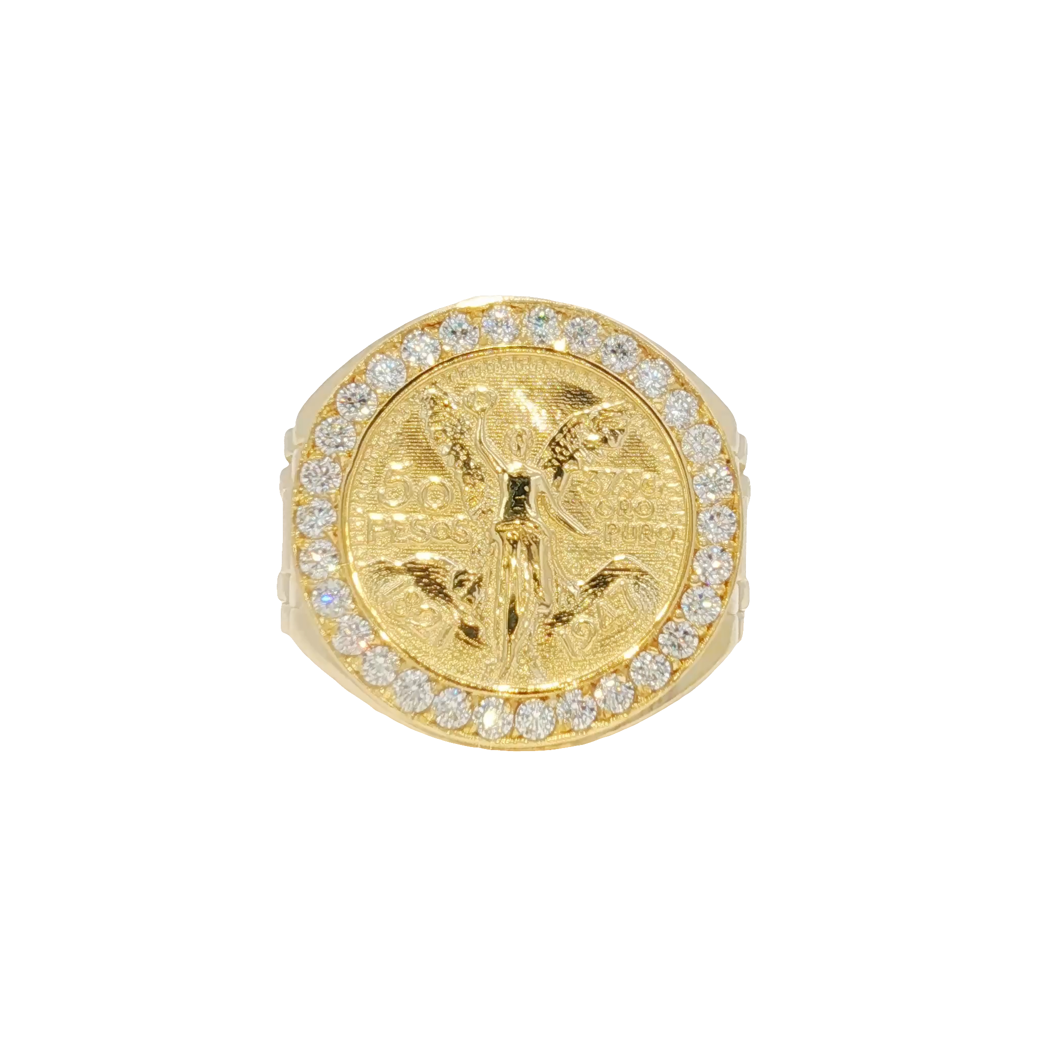 14K Centenario Rolex Ring