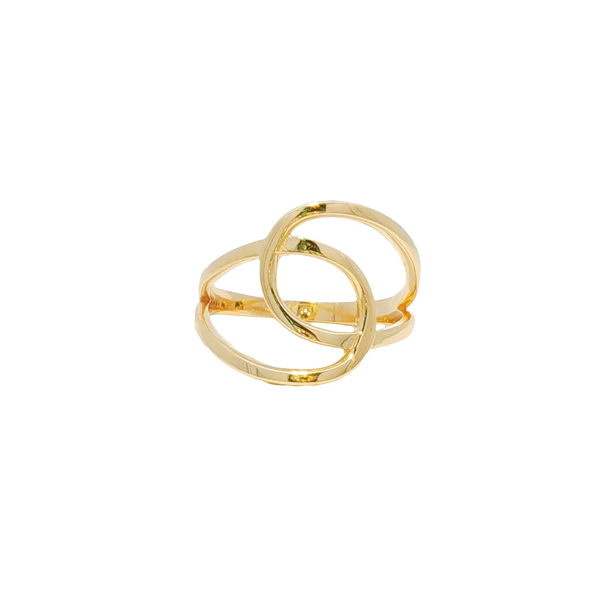 14k Modern Intertwined Ring