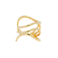 14K Abstract Multi-Strand  Statement Ring