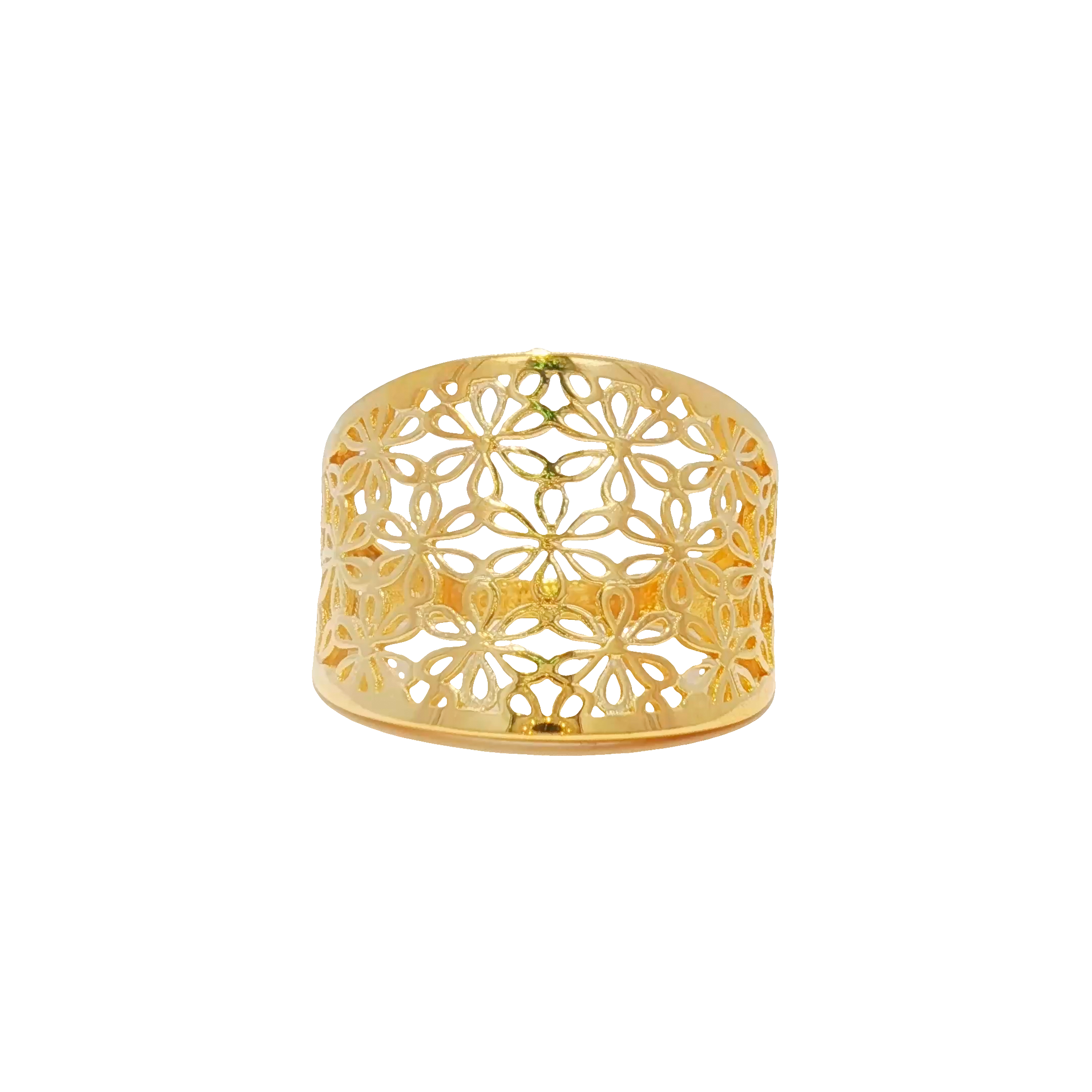 14K Floral Cut-Out Ring