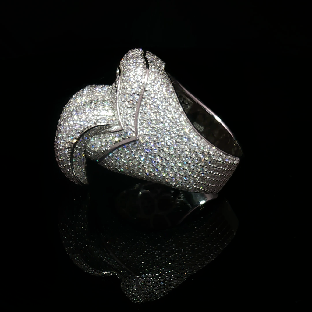 KISS ring 925 moissanite