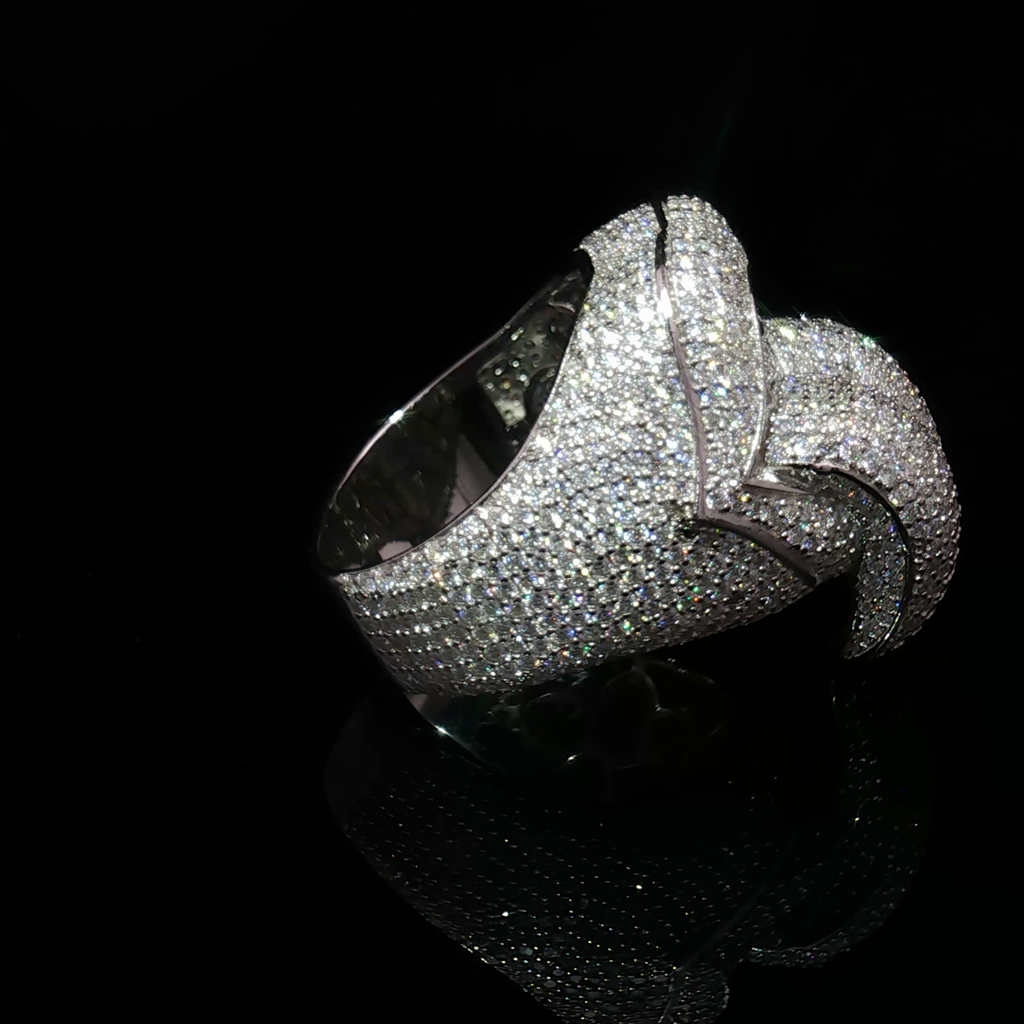 KISS ring 925 moissanite