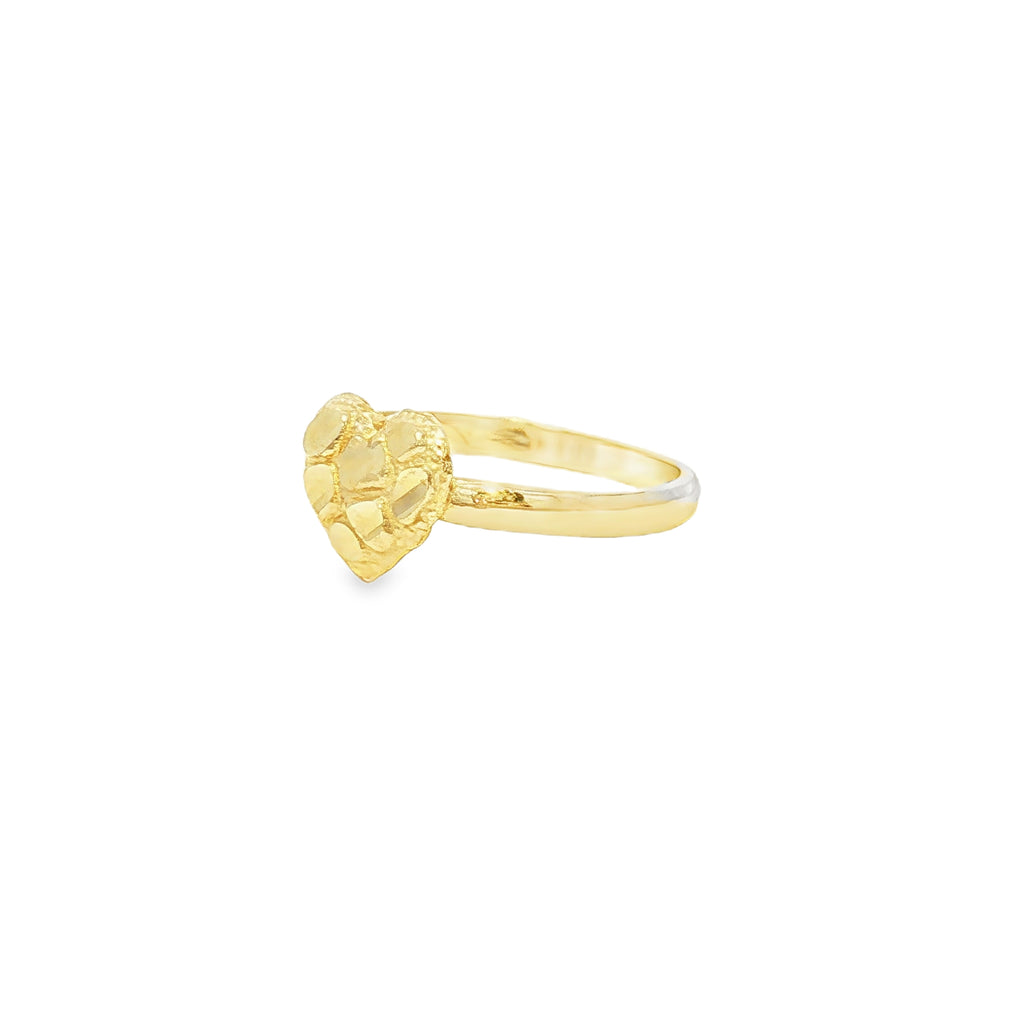 XS Heart Nugget Ring 10K