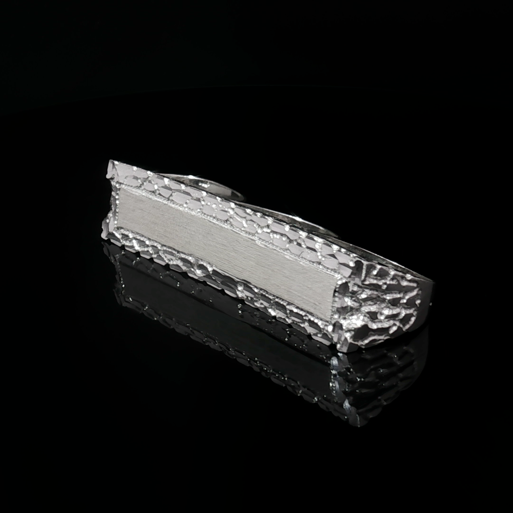 3 Finger Nugget Ring With ID