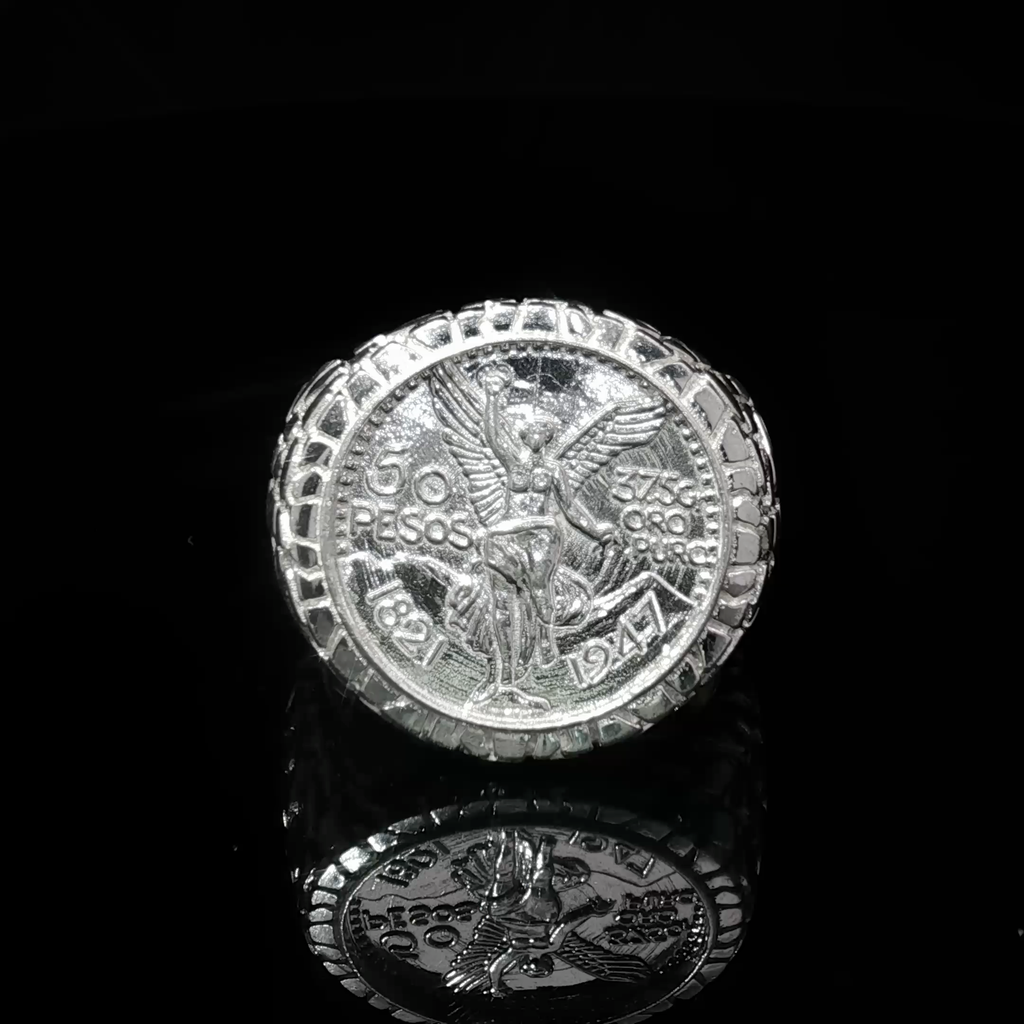 Nugget Centenario Ring .925 SS