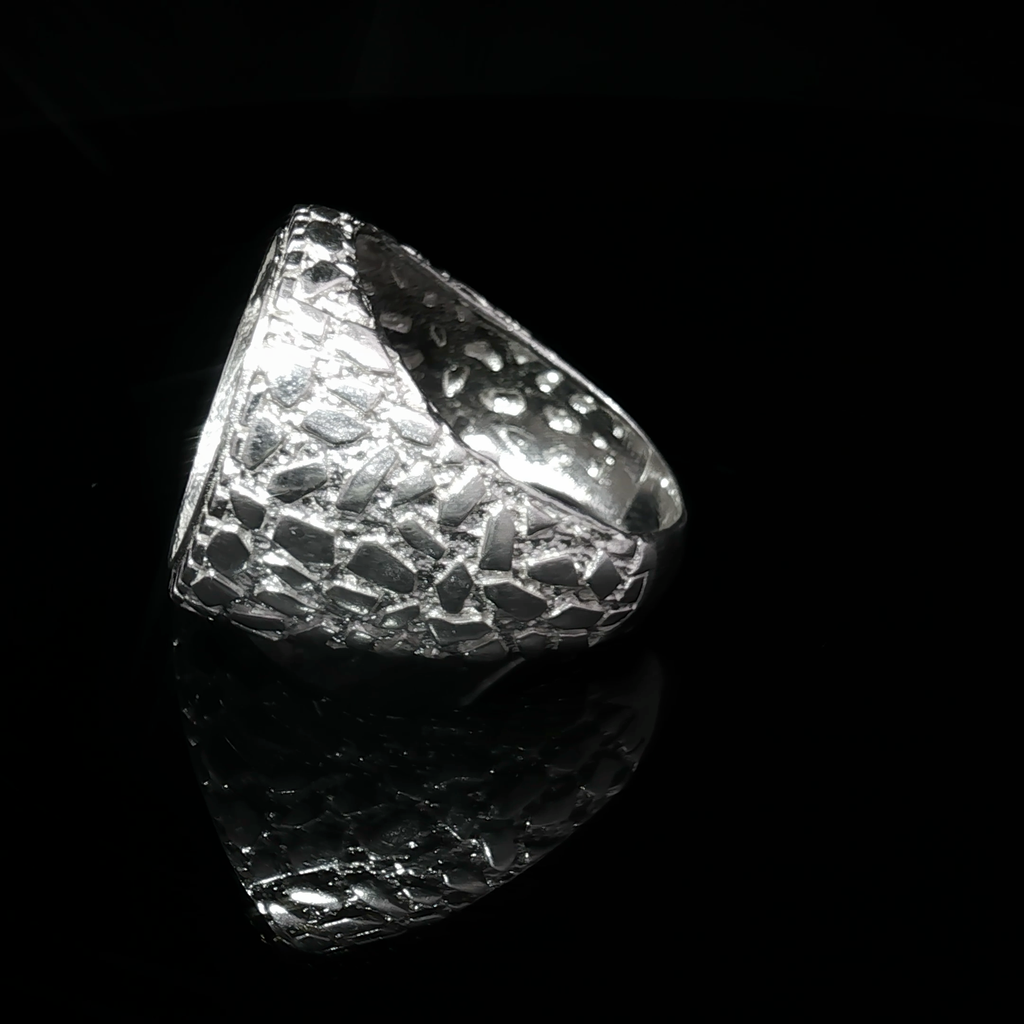 Nugget Centenario Ring .925 SS