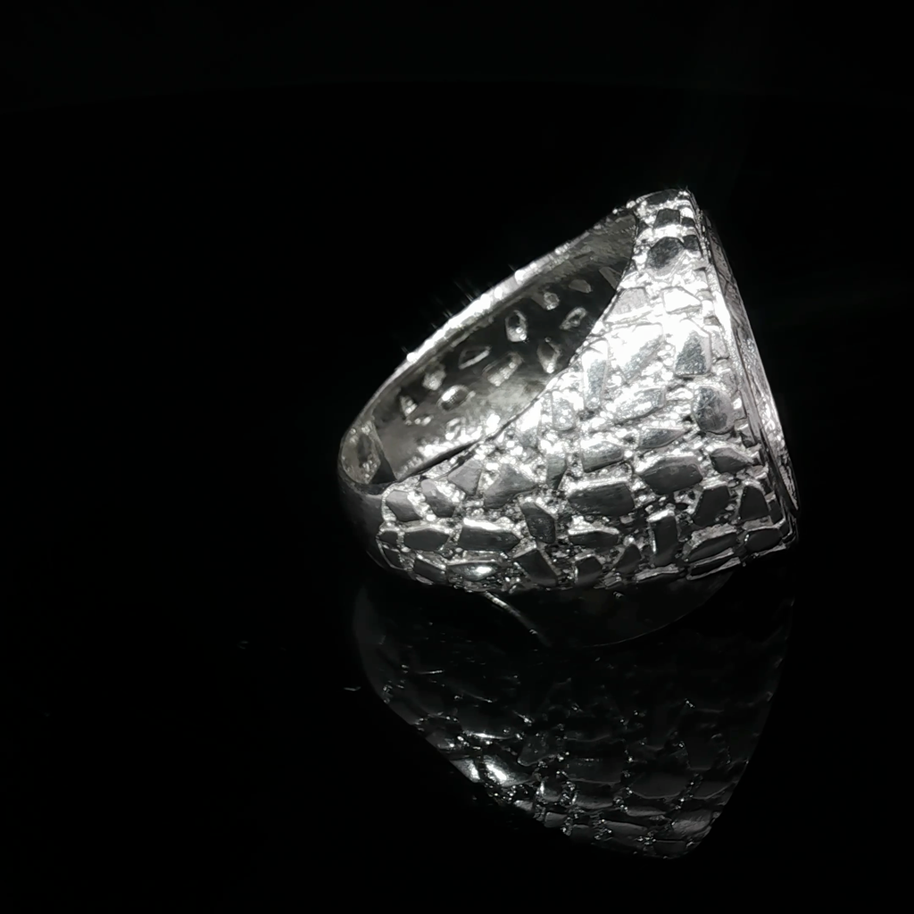Nugget Centenario Ring .925 SS