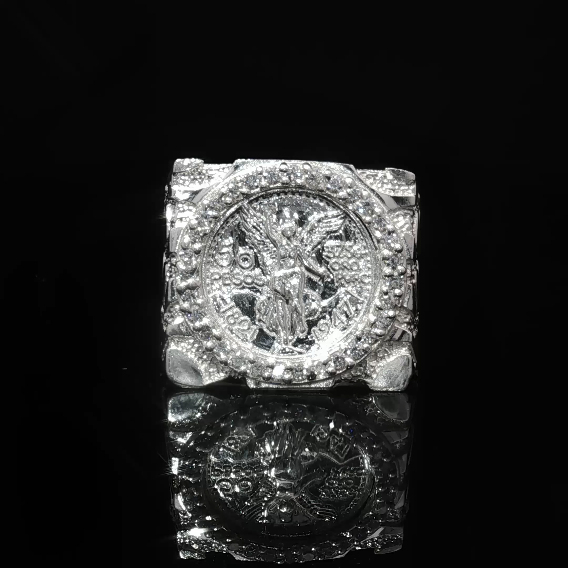 Centenario Nugget Ring .925 SS