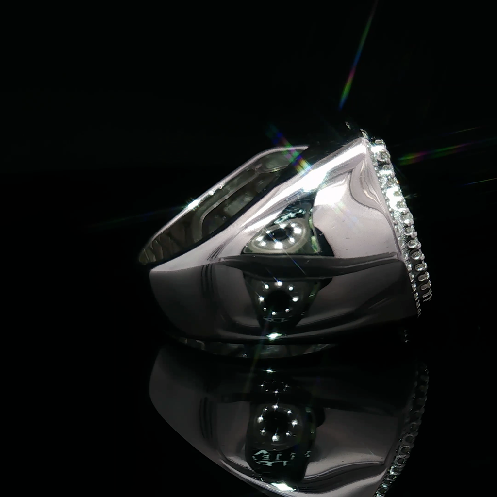 Crocodile Moissanite Ring