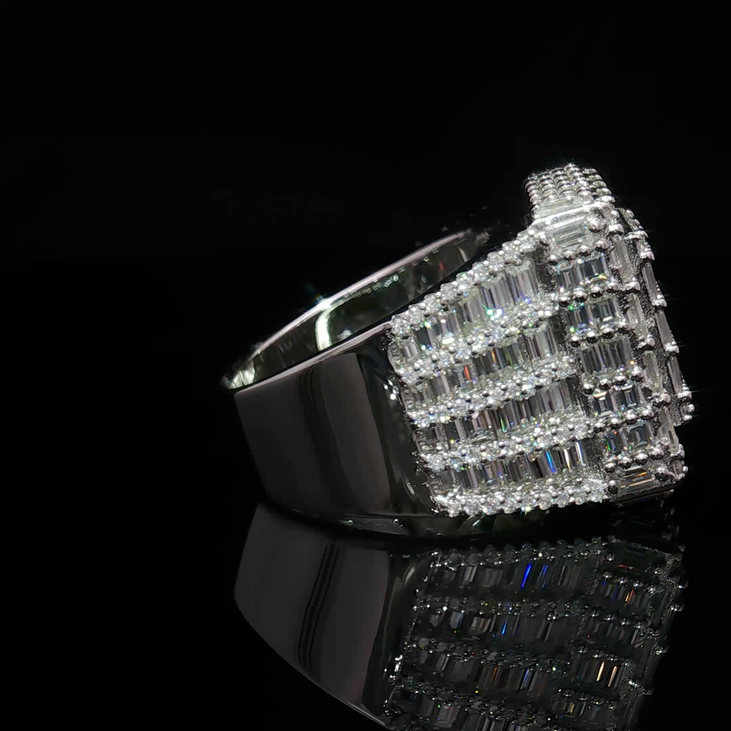 Ellite Baguette Moissanite Ring