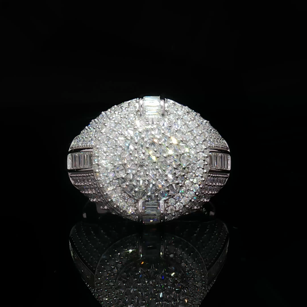 Couture Inverted Pave Moissanite Ring