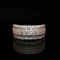 Rose Gold Emerald-Cut Ring