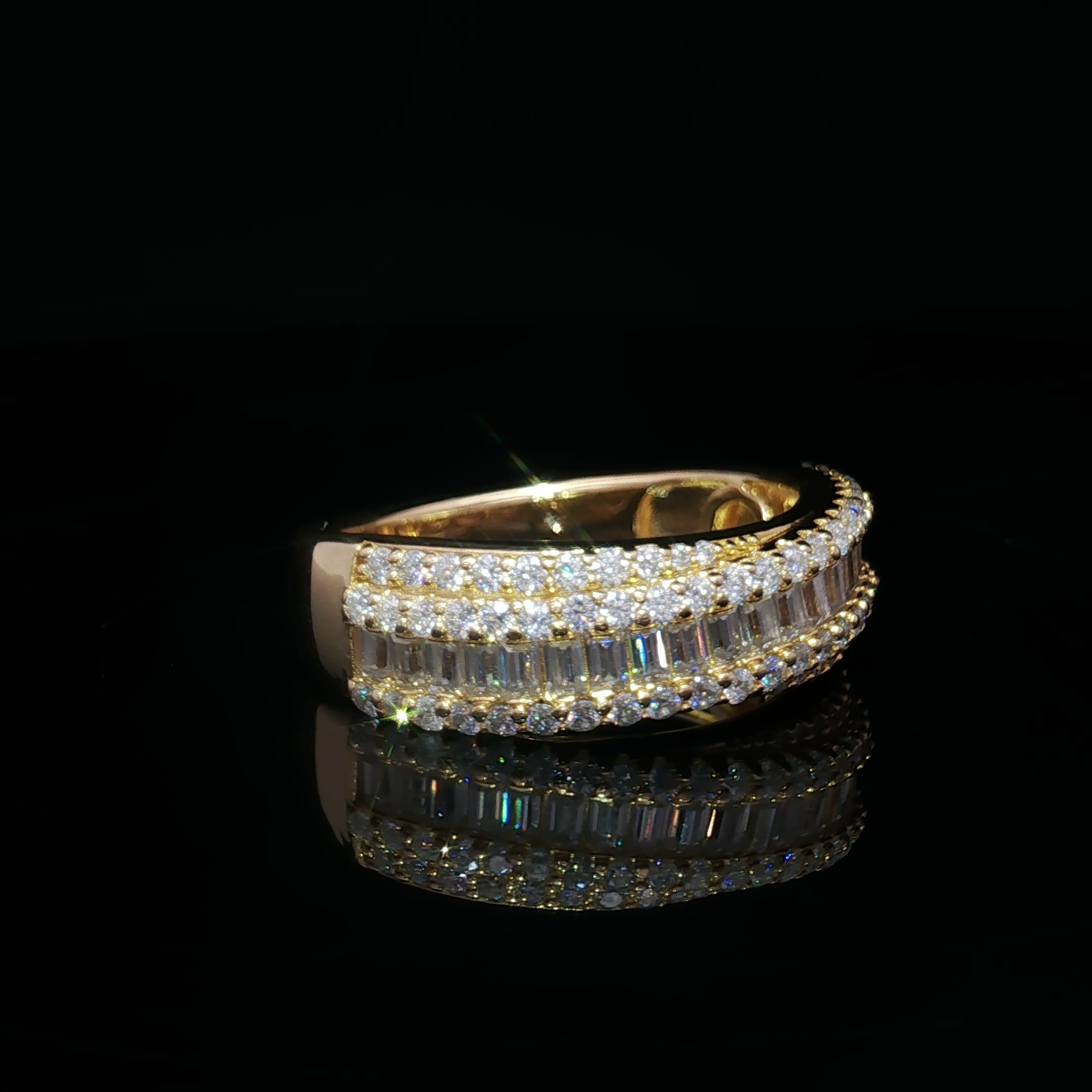 Multistone Band Ring