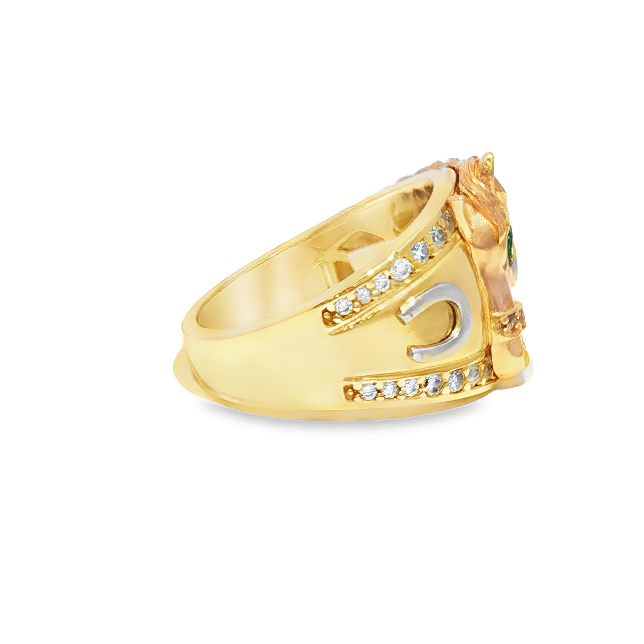 Heritage Horse Ring in 14K Gold