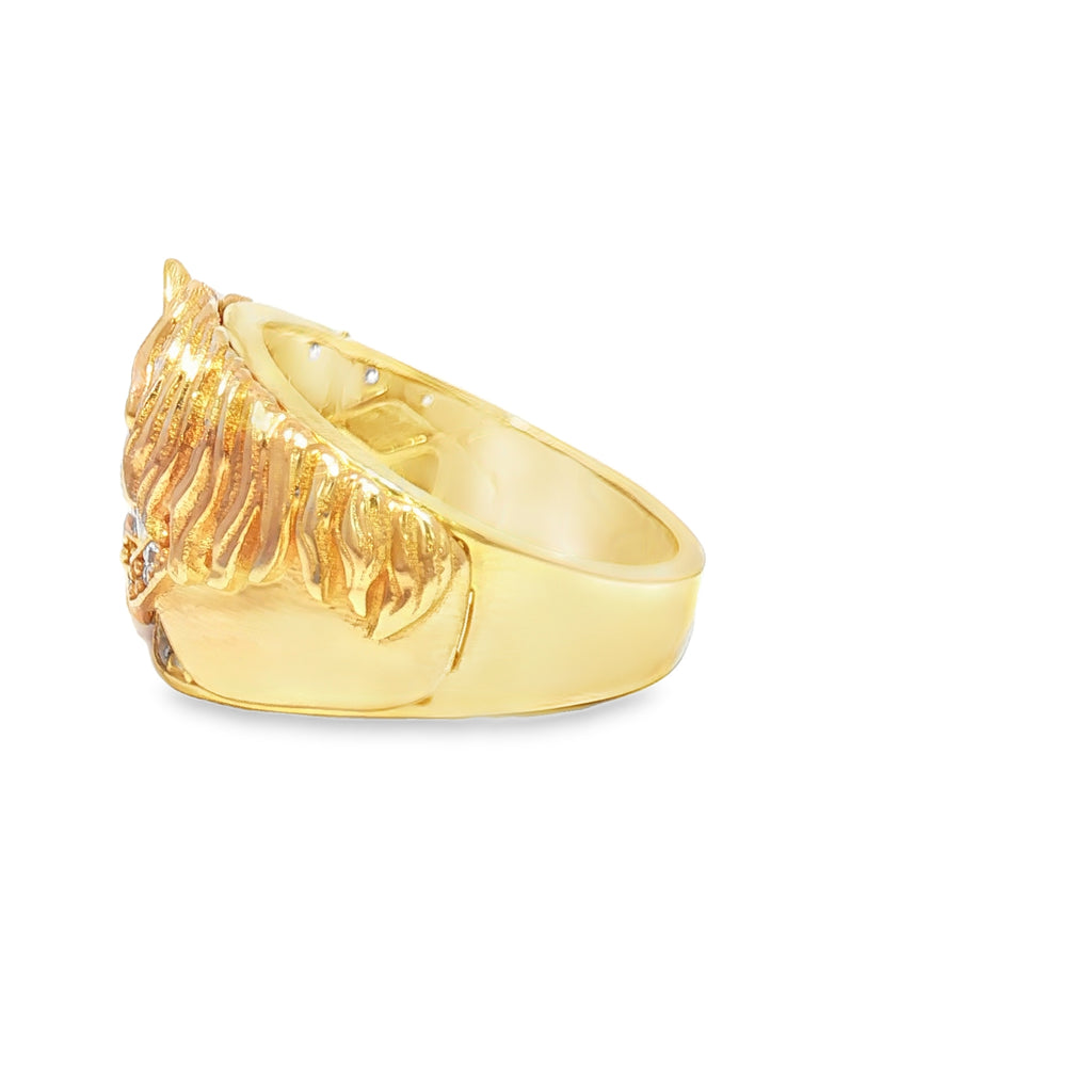 Heritage Horse Ring in 14K Gold