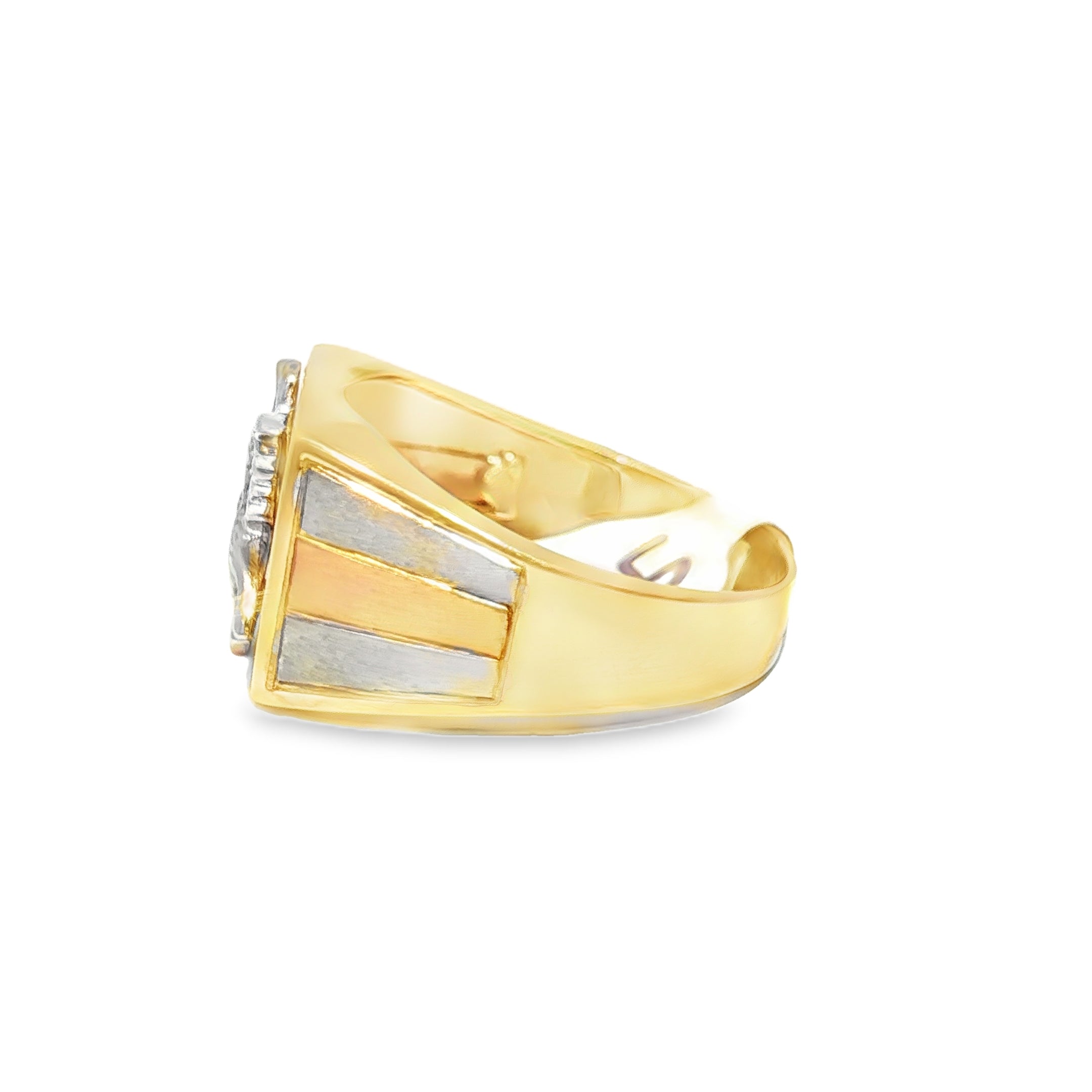 14k Eagle Signet Ring