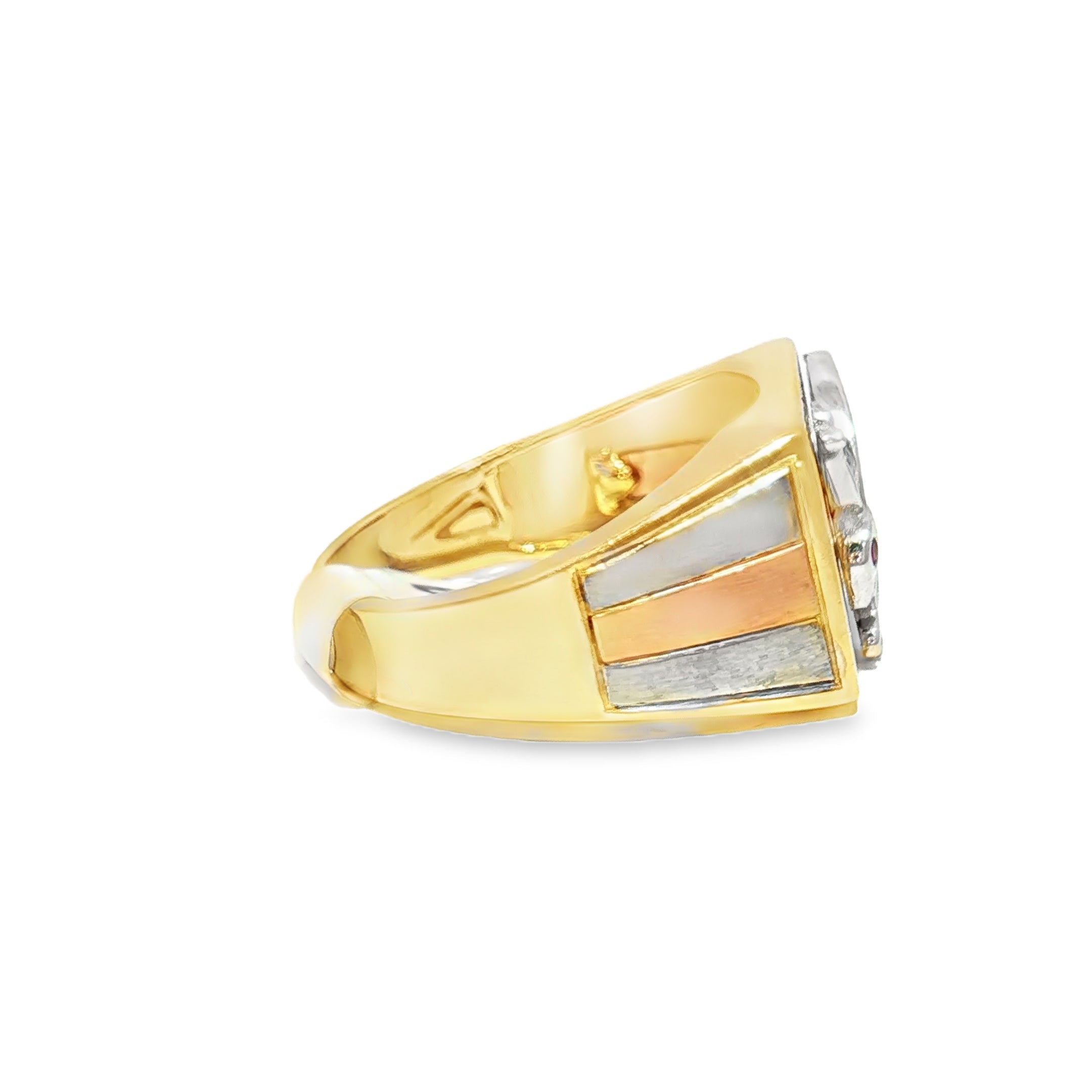 14k Eagle Signet Ring