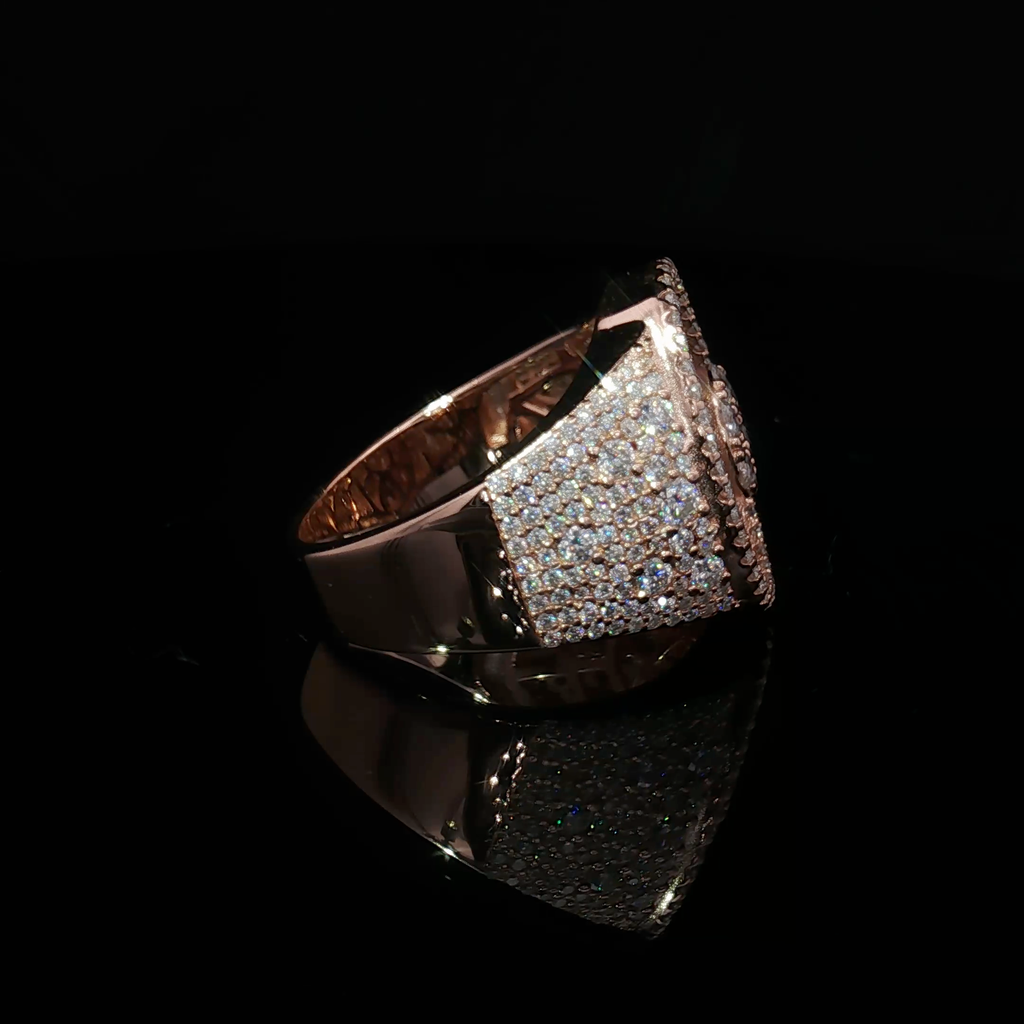 Mosaic Setting Cocktail Ring