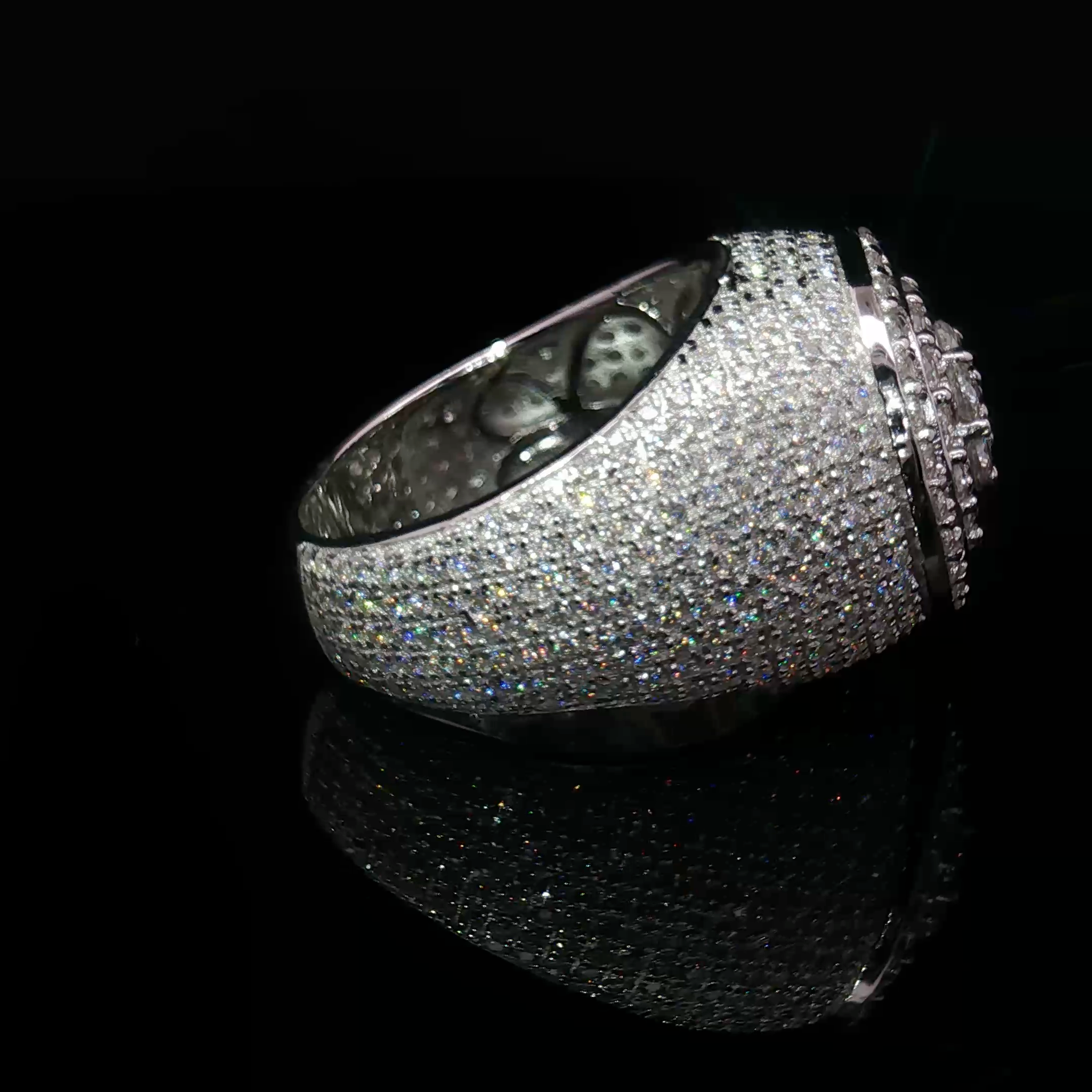 Eternal oval Moissanite Ring