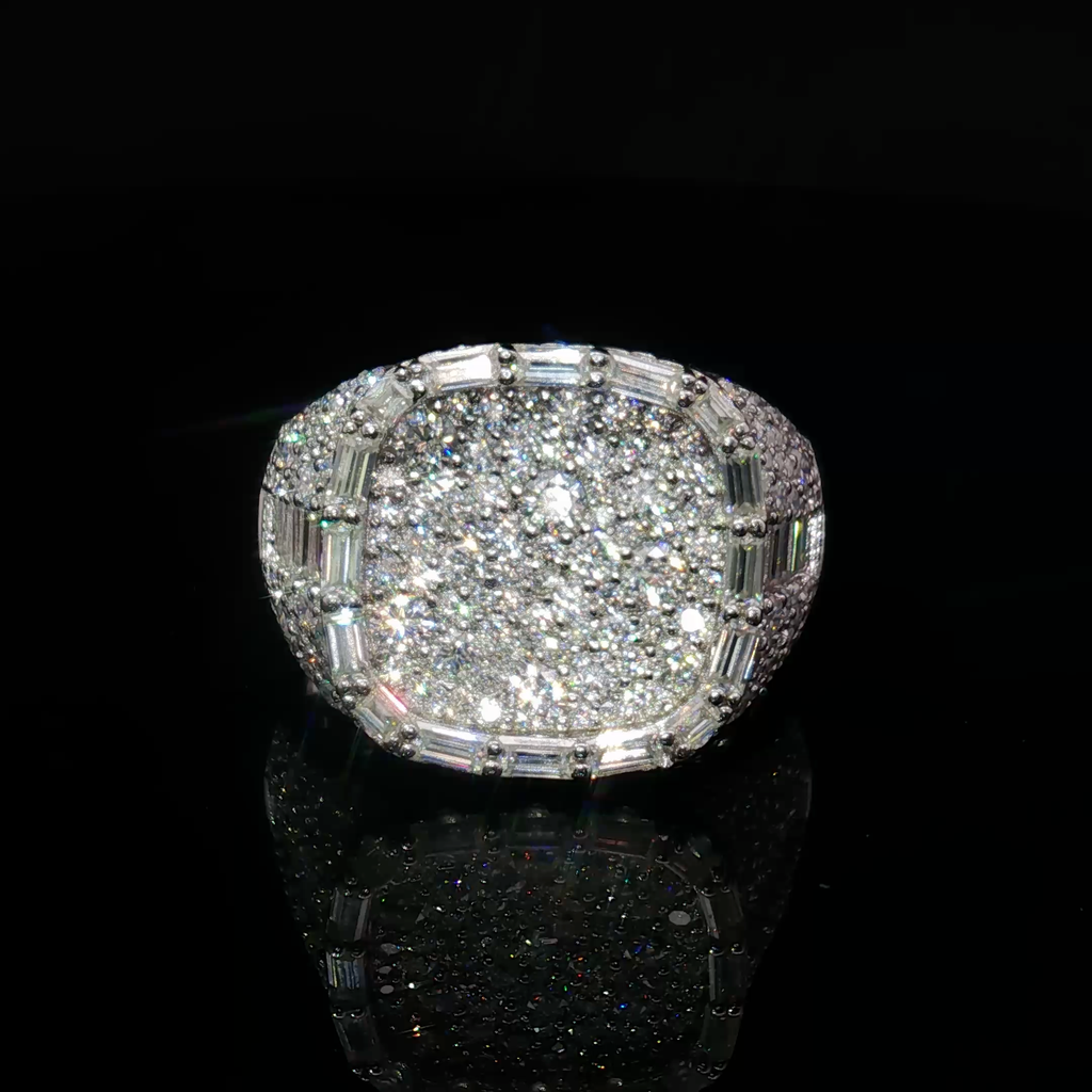 Baguette square ice ring