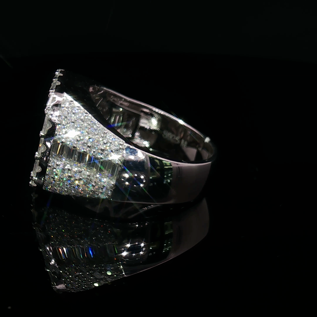 Baguette square ice ring