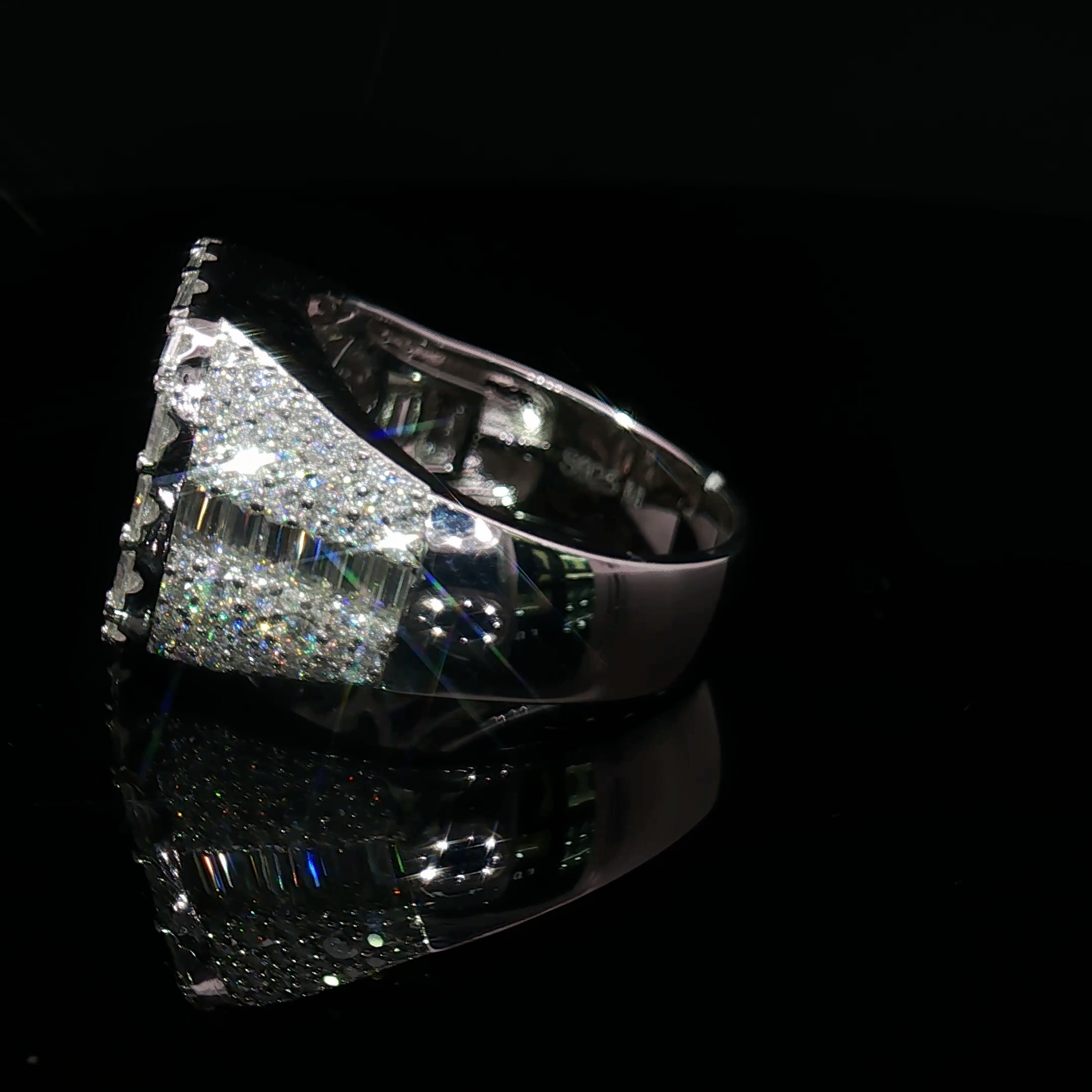 Baguette square ice ring