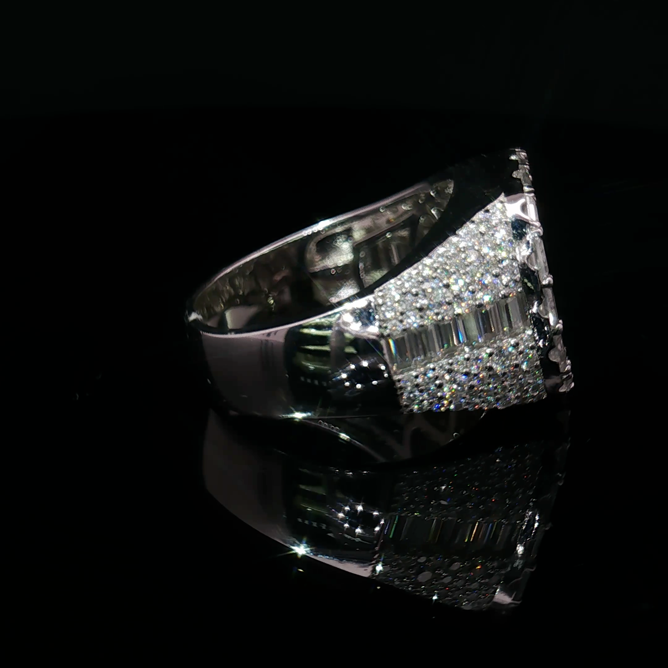 Baguette square ice ring