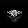 Engagement Ring with Round Brilliant Cut Diamond