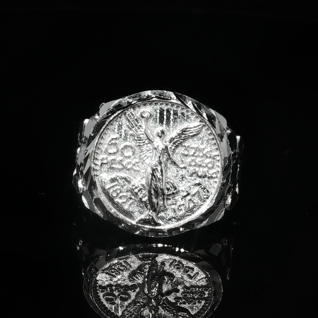 Large Centenario Nugget ring