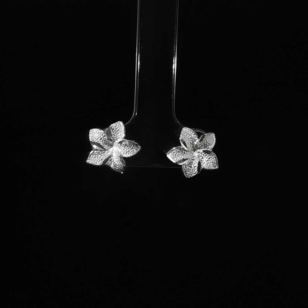 Large Hibiscus Earring Studs