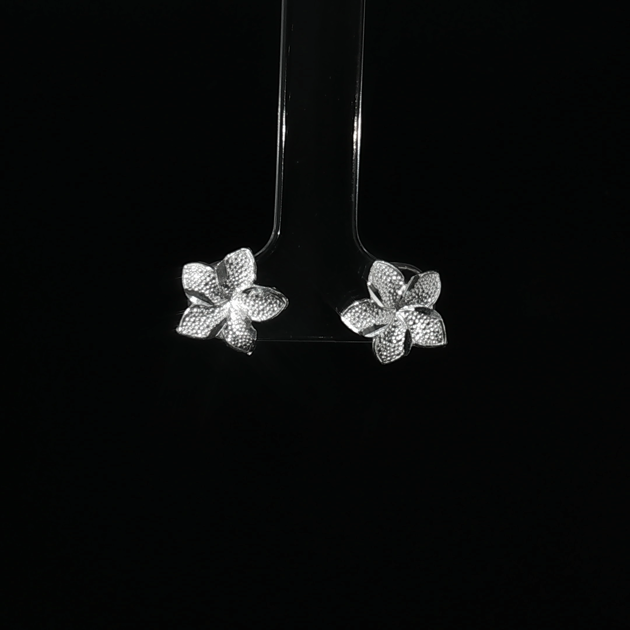 Large Hibiscus Earring Studs