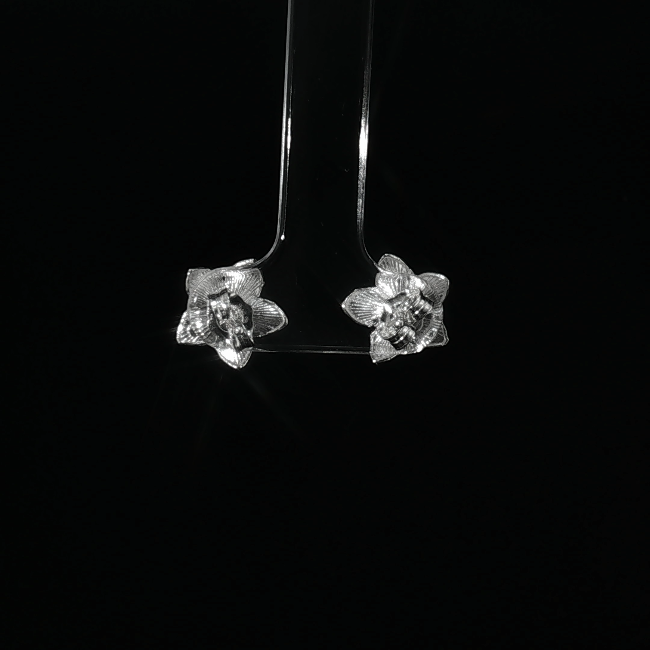 Large Hibiscus Earring Studs