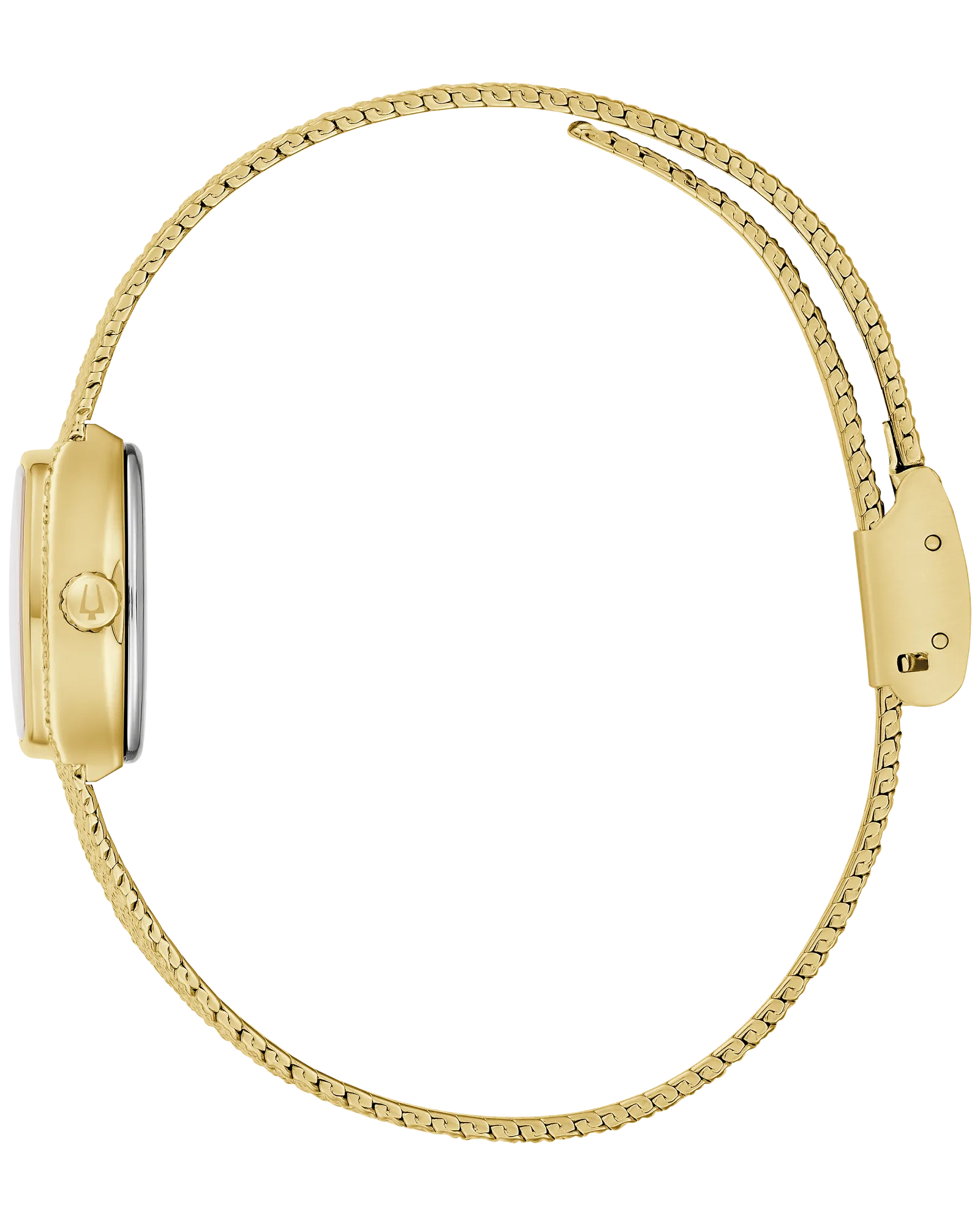 Bulova Goddess of Time Green Malachite Dial Gold-Tone Stainless Steel Bracelet Watch 97L184