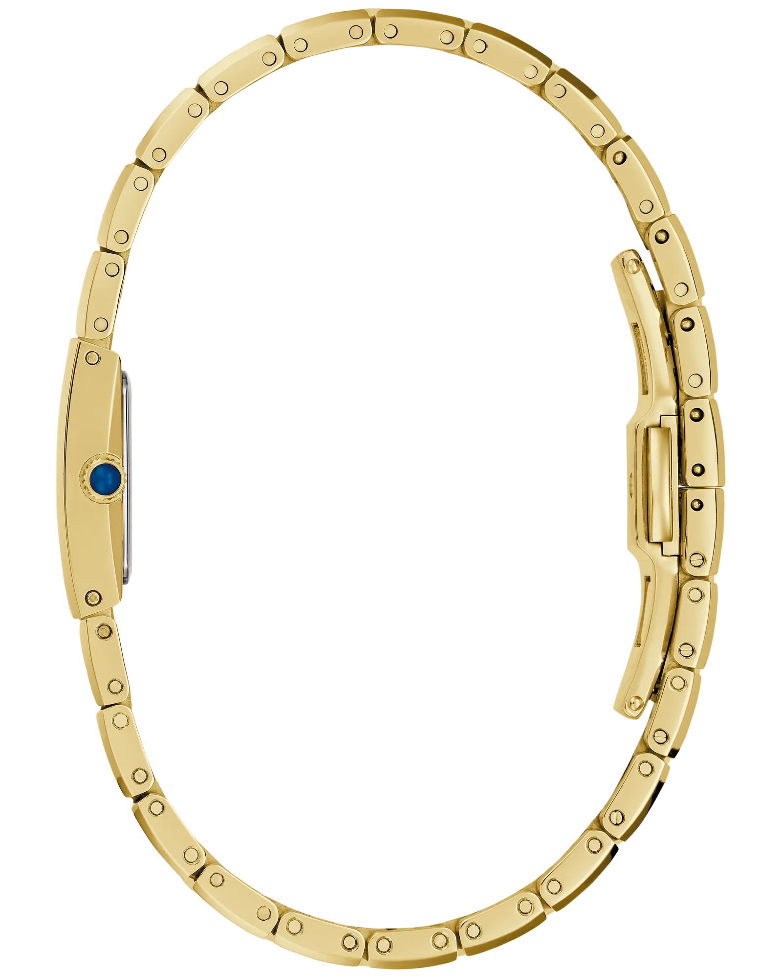 Bulova Marc Anthony Harmony Gold-Tone Diamond Bezel White Mother-Of-Pearl Dial Stainless Steel Women's Watch 98R301