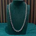 7mm Moissanite Rope Chain