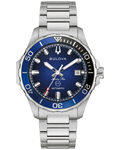 Bulova Marine Star Series B Blue Dial Silver-Tone Stainless Steel Men's Watch 98B466