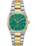 Bulova Super Seville Precisionist Green Dial Gold-Tone Stainless Steel Men's Watch 98A336