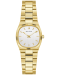 Bulova Super Seville Mini Silver-Tone Dial Gold-Tone Stainless Steel Women's Watch 97L189