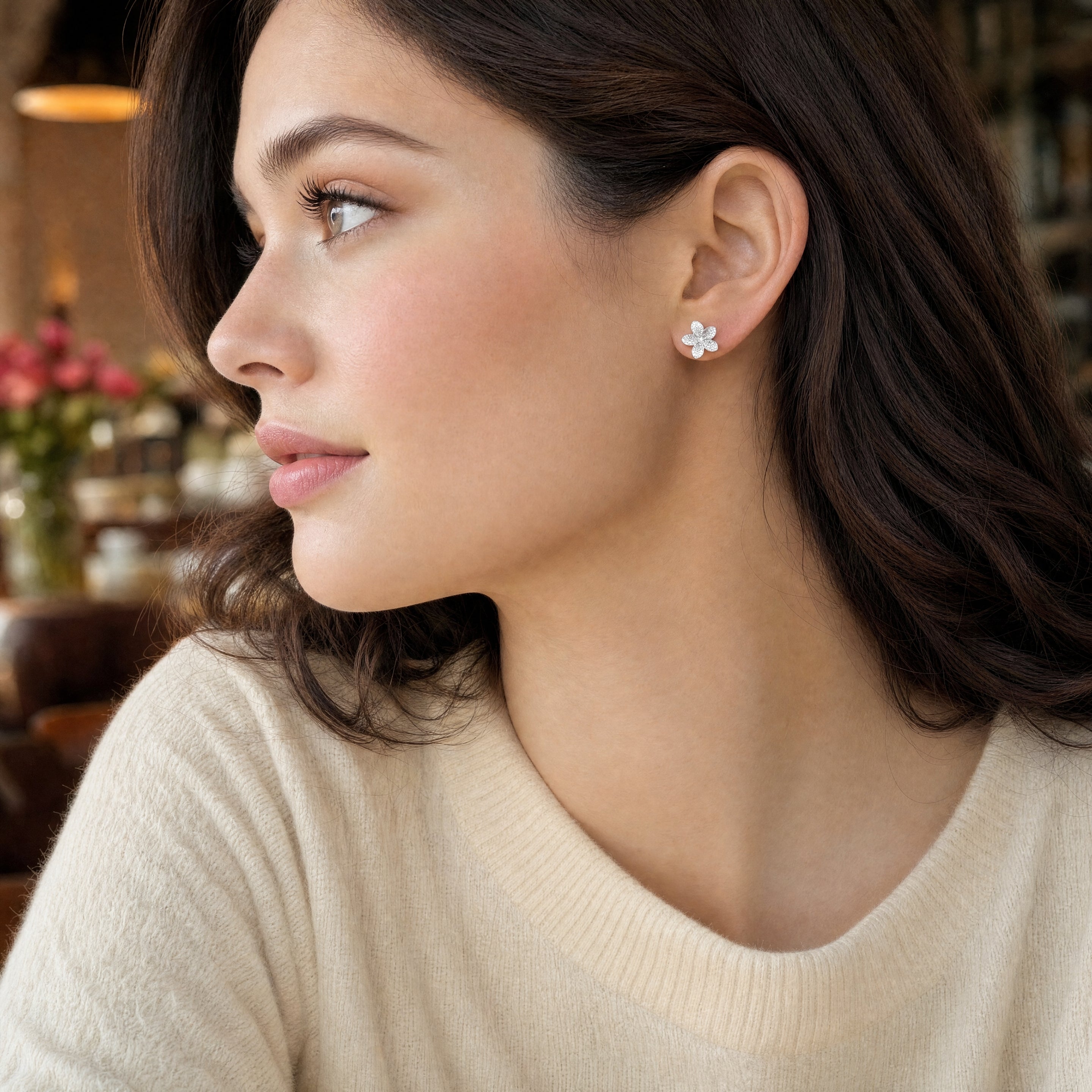 Small Hibiscus Earring studs