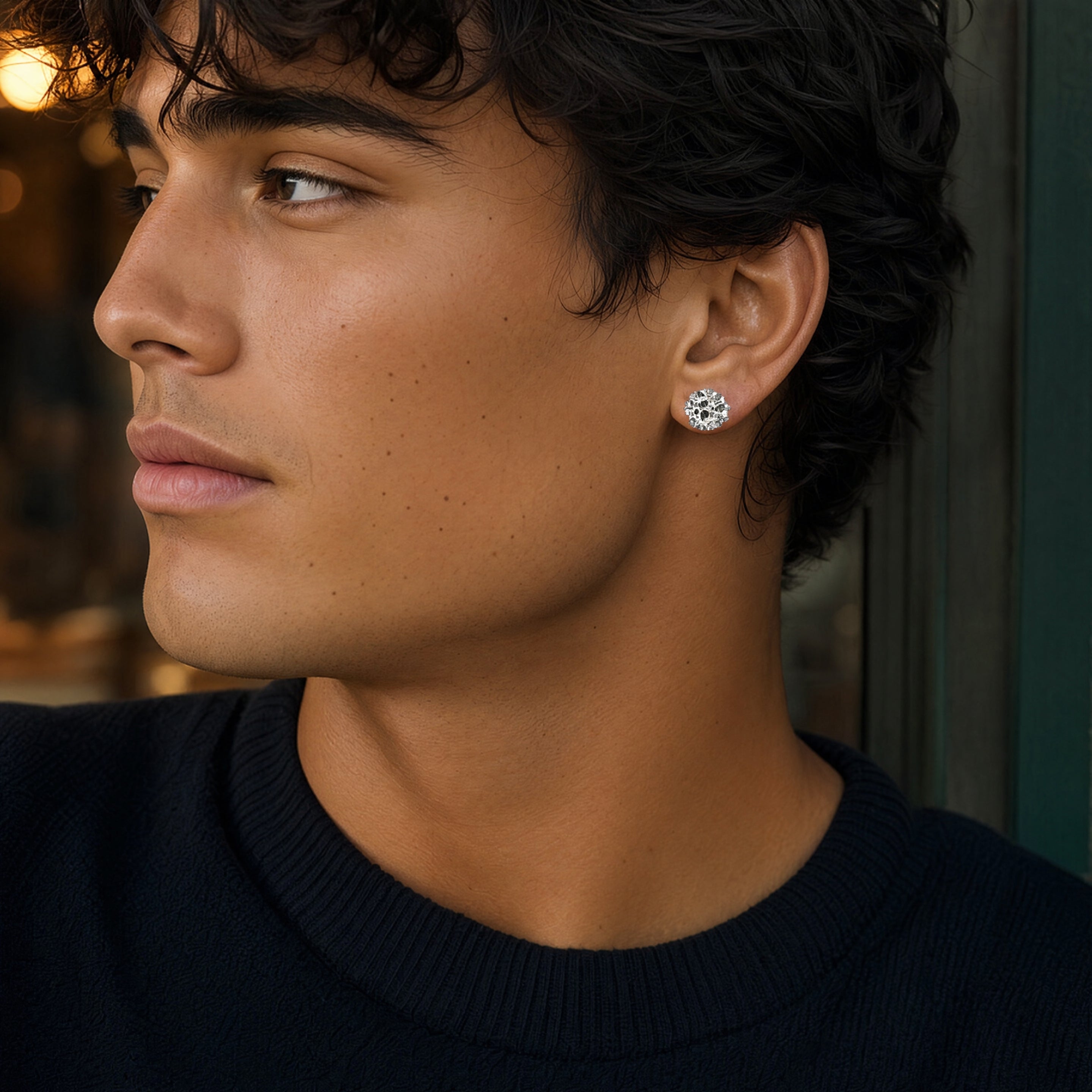 Small Nugget Earrings 12MM