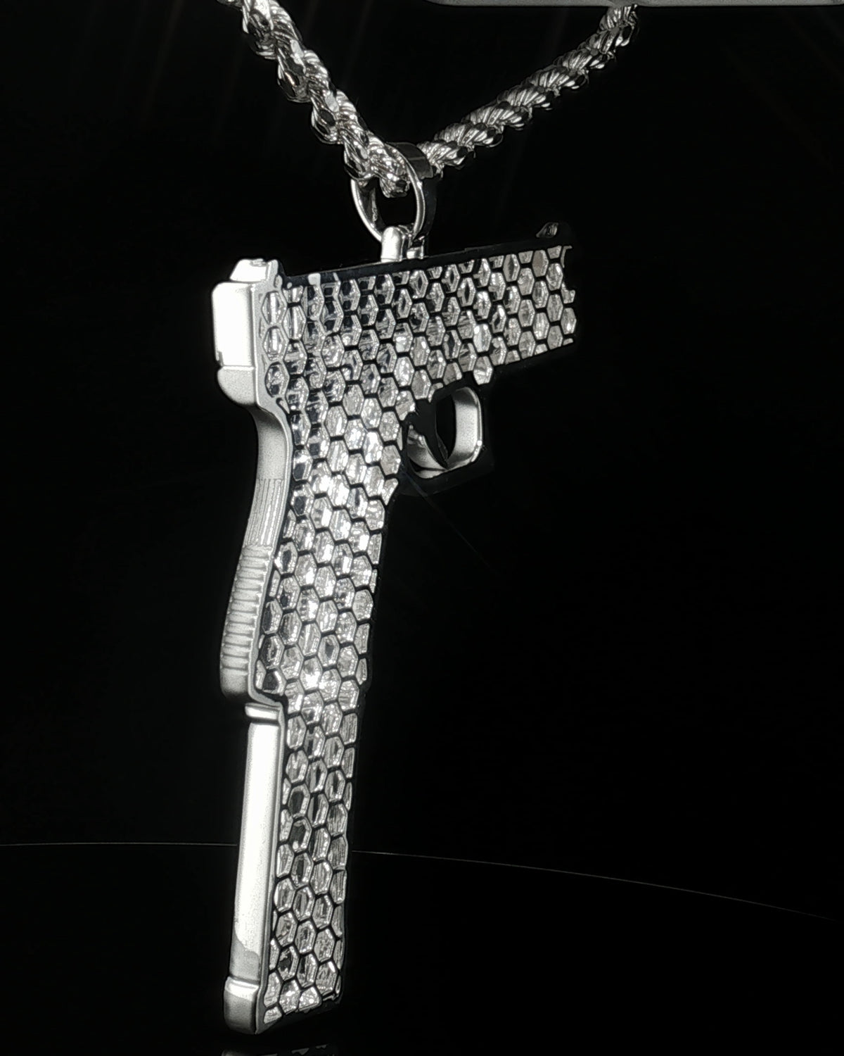 D&D Glock Pendant Sterling Silver